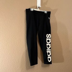 Black Women’s Adidas leggings, size large